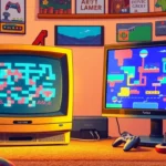 crt vs lcd retro gaming