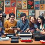 retro gaming collection