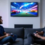 is rocket league split screen