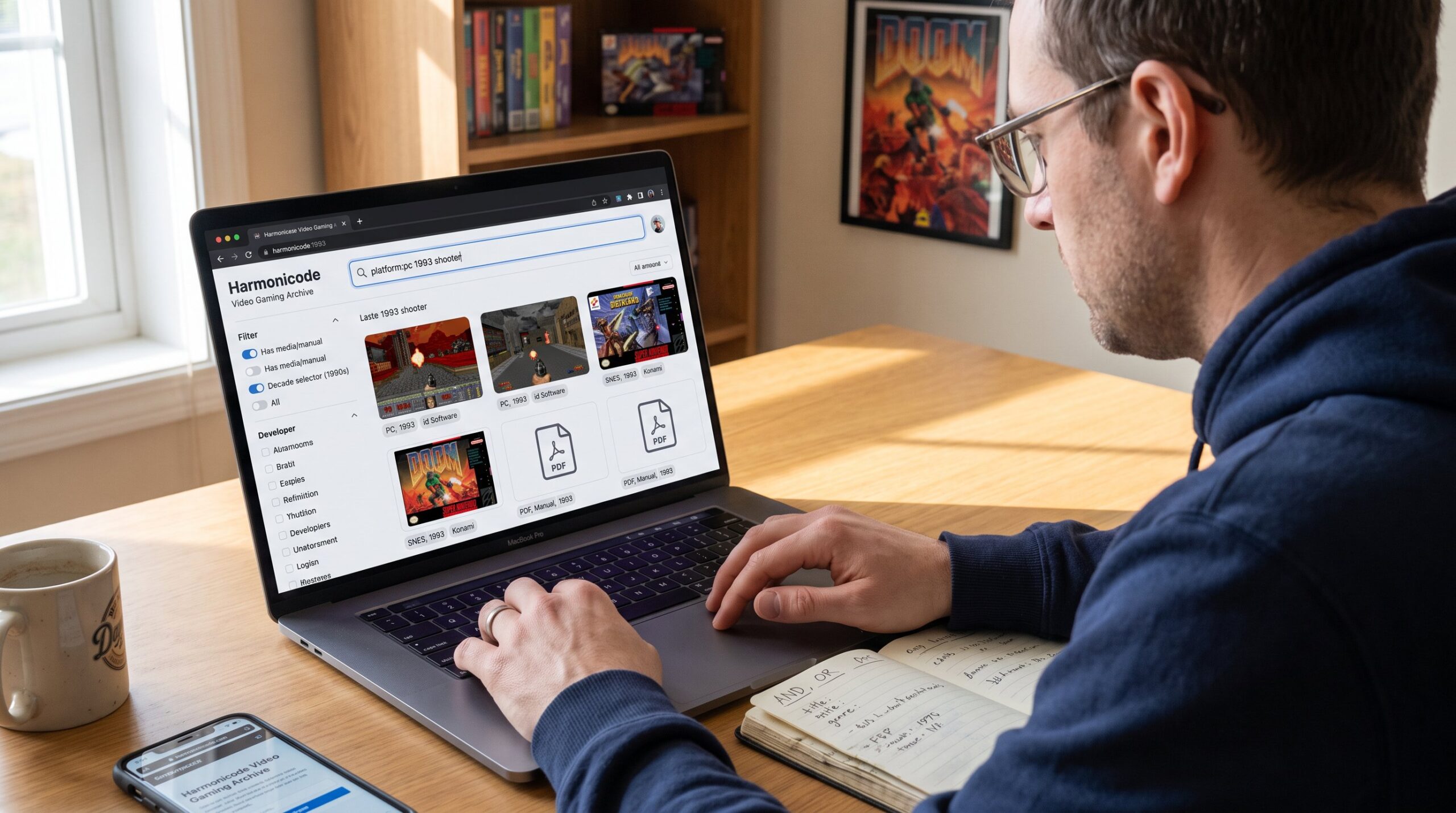 How to Browse the Harmonicode Video Gaming Archive